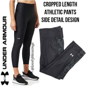 Under Armour Compression Heat Gear Cropped Leggings Camo Camoflage Side Panel